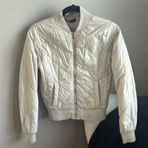 Size, small bomber jacket, lightly used, fair condition